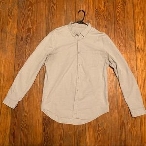 Mens Long-sleeved Lululemon Shirt - Off-White